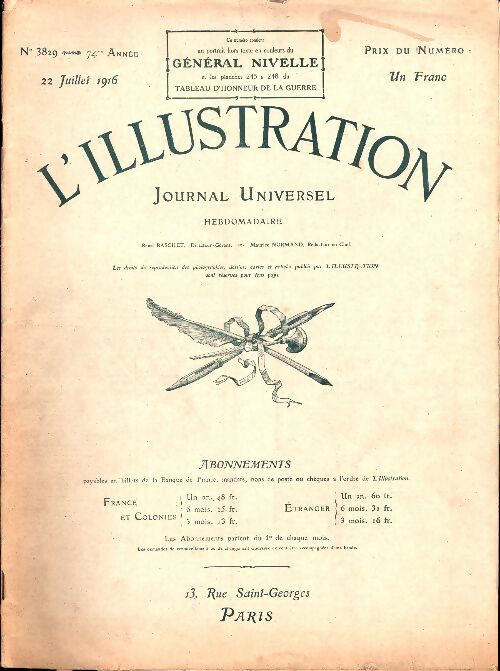 Livrenpoche : L'Illustration n°3829 - Collectif - Livre