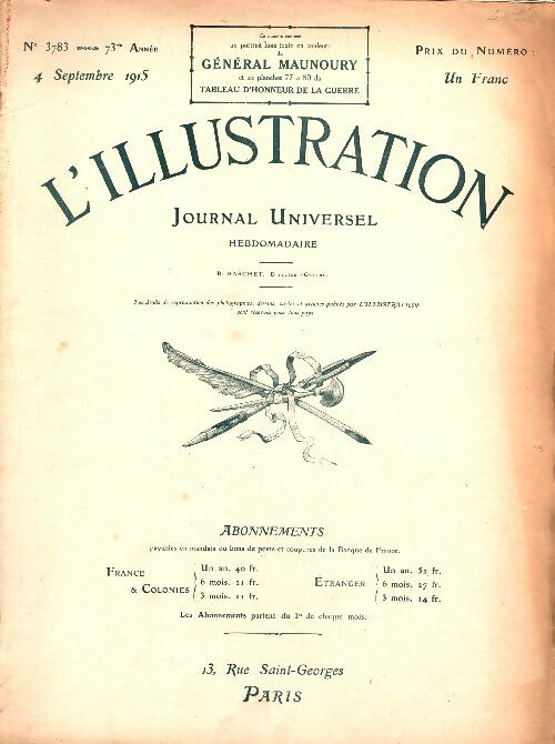 Livrenpoche : L'Illustration n°3783 - Collectif - Livre