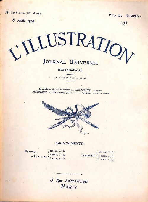 Livrenpoche : L'Illustration n°3728 - Collectif - Livre