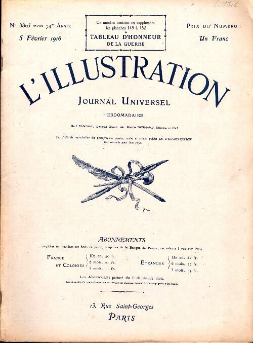 Livrenpoche : L'Illustration n°3805 - Collectif - Livre
