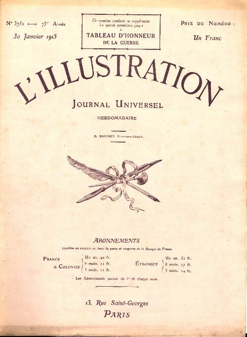 Livrenpoche : L'Illustration n°3752 - Collectif - Livre