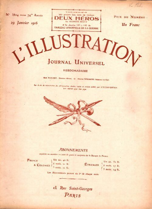 Livrenpoche : L'Illustration n°3804 - Collectif - Livre