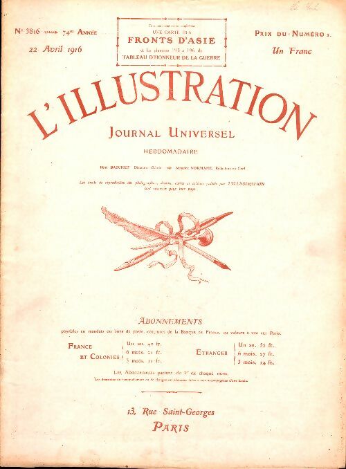 Livrenpoche : L'Illustration n°3816 - Collectif - Livre