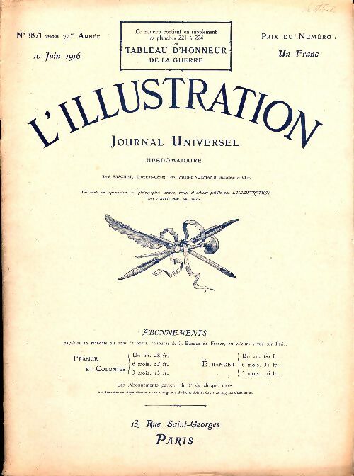 Livrenpoche : L'Illustration n°3823 - Collectif - Livre