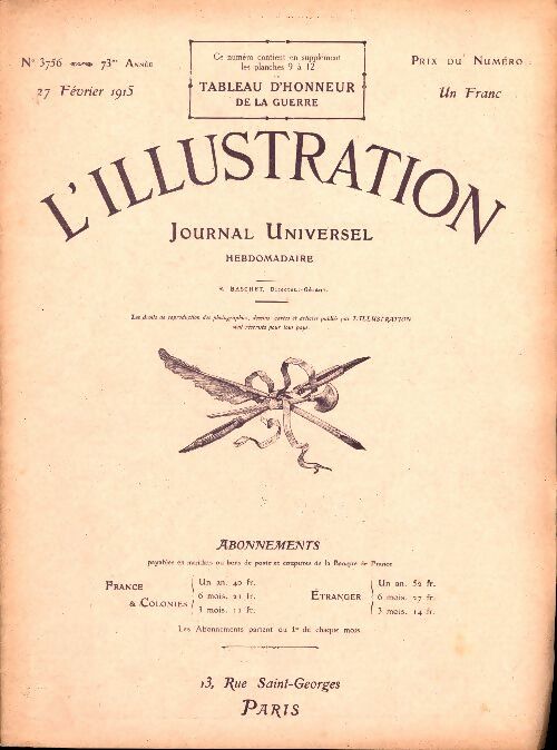 Livrenpoche : L'Illustration n°3756 - Collectif - Livre