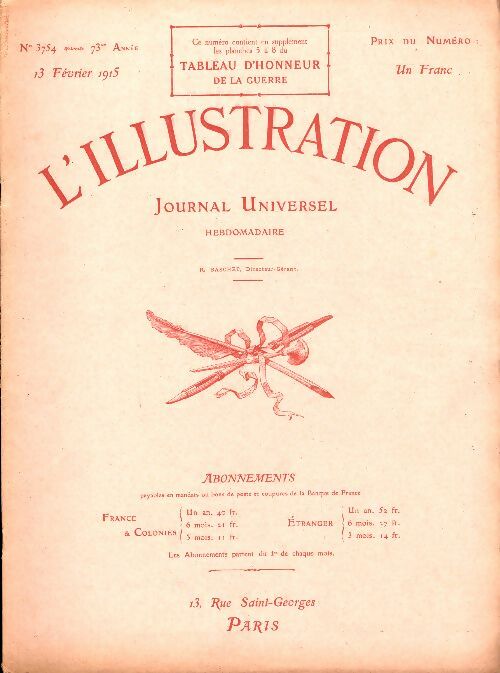 Livrenpoche : L'Illustration n°3754 - Collectif - Livre