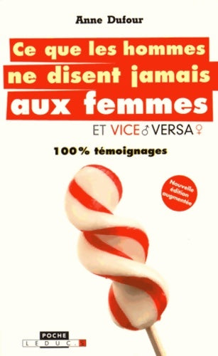 Livrenpoche : Ce que les hommes ne disent jamais aux femmes et vice versa - Anne Dufour - Livre