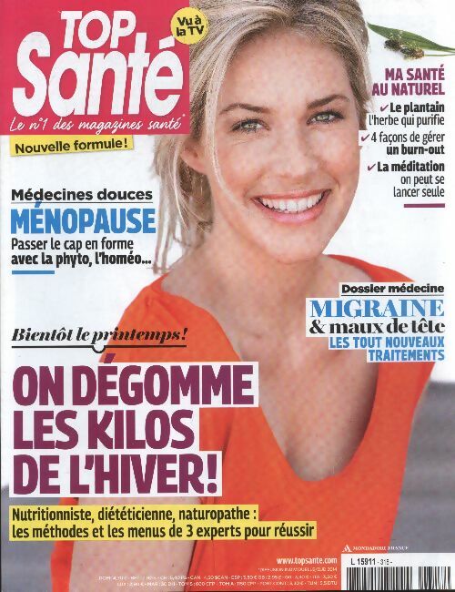 Livrenpoche : Top santé n°318 : On dégomme les kilos de l'hiver ! - Collectif - Livre