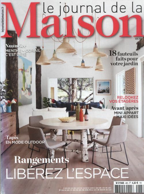 Livrenpoche : Le journal de la maison n°483 : Rangements libérez l'espace - Collectif - Livre