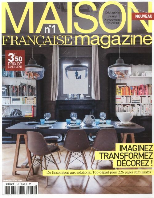 Livrenpoche : Maison française magazine n°1 : Imaginez, transformez, décorez - Collectif - Livre
