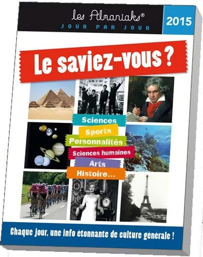 Livrenpoche : Le saviez-vous ? 2015 - Jean-Serge Lubeck - Livre