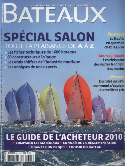 Livrenpoche : Bateaux n°619 : Spécial salon, toute la plaisance de A à Z - Collectif - Livre