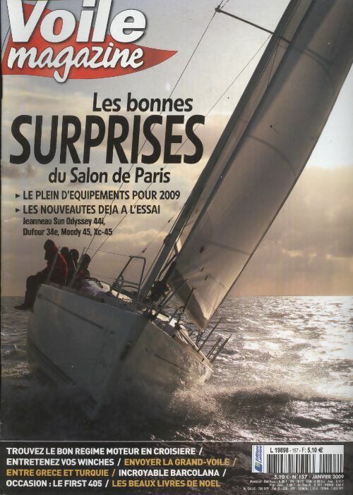 Livrenpoche : Voile magazine n°157 : Les bonnes surprises du salon de Paris - Collectif - Livre
