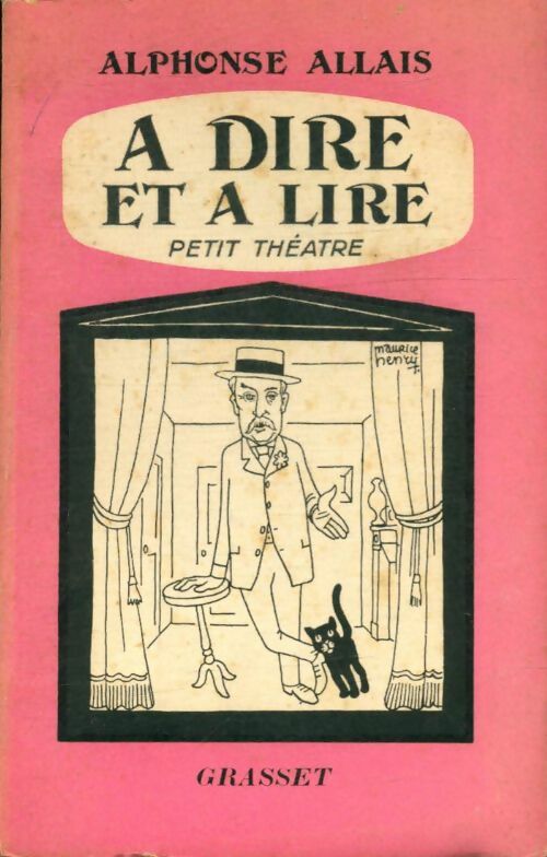 Livrenpoche : A dire et à lire : Petit théâtre - Alphonse Allais - Livre