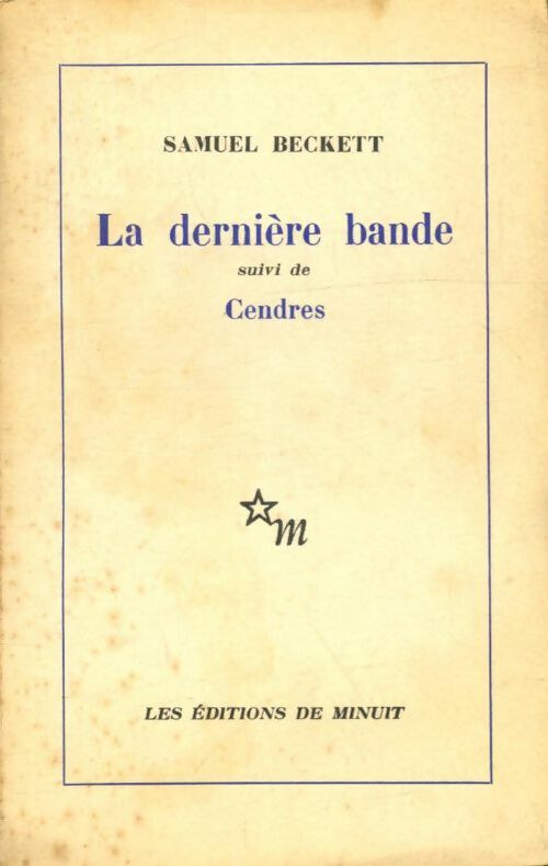 Livrenpoche : La dernière bande / Cendres - Samuel Beckett - Livre