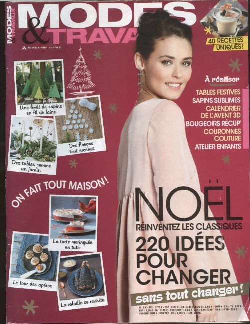 Livrenpoche : Modes & travaux : Noël, réinventez les classiques - Collectif - Livre
