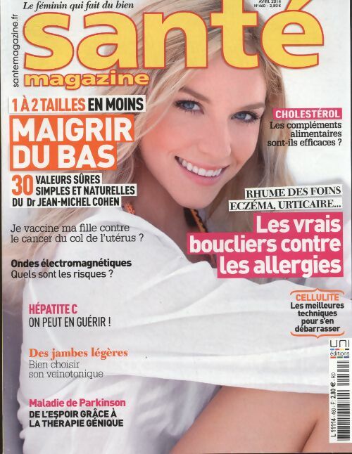 Livrenpoche : Santé magazine n°460 : Les vrais boucliers contre les allergies - Collectif - Livre