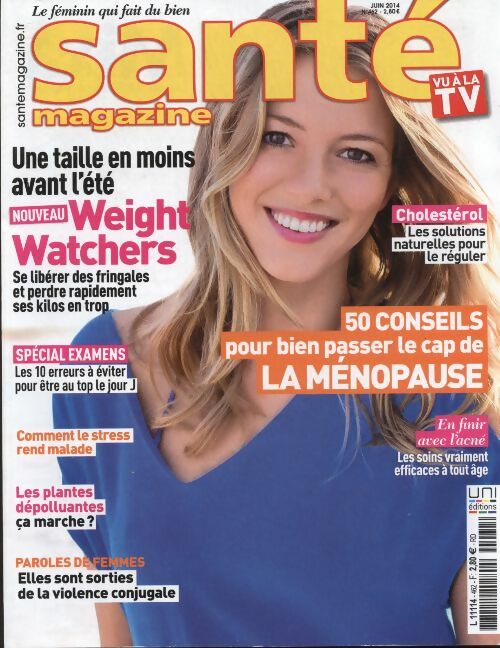 Livrenpoche : Santé magazine n°462 : 50 conseils pour bien passer le cap de la ménopause - Collectif - Livre