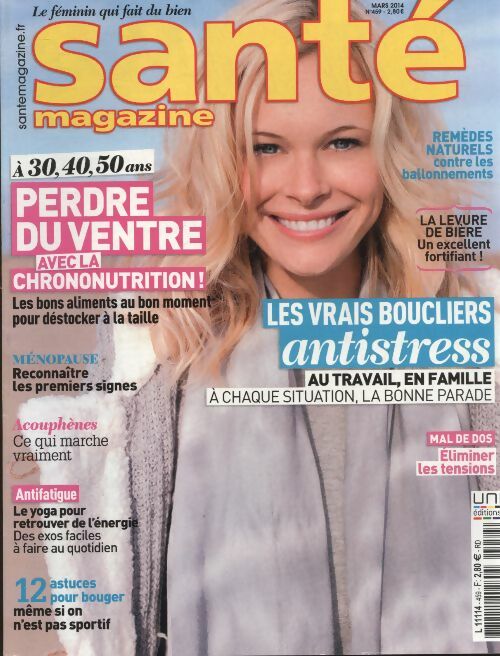 Livrenpoche : Santé magazine n°459 : Perdre du ventre avec la chrononutrition ! - Collectif - Livre
