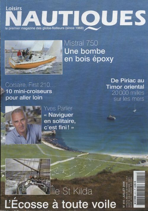 Livrenpoche : Loisirs nautiques n°415 : Ile St Kilda, l'Ecosse à toute voile - Collectif - Livre