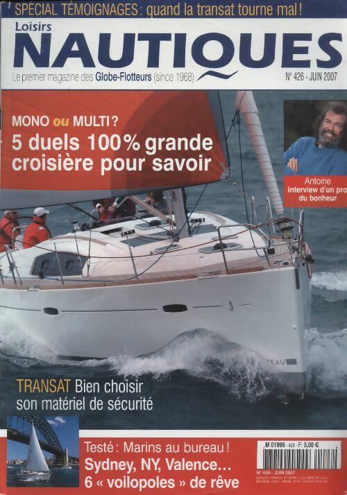 Livrenpoche : Loisirs nautiques n°426 : Transat, bien choisir son matériel de sécurité - Collectif - Livre