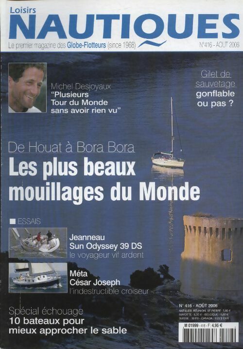 Livrenpoche : Loisirs nautiques n°416 : De Houat à Bora Bora, les plus beaux mouillages du monde - Collectif - Livre