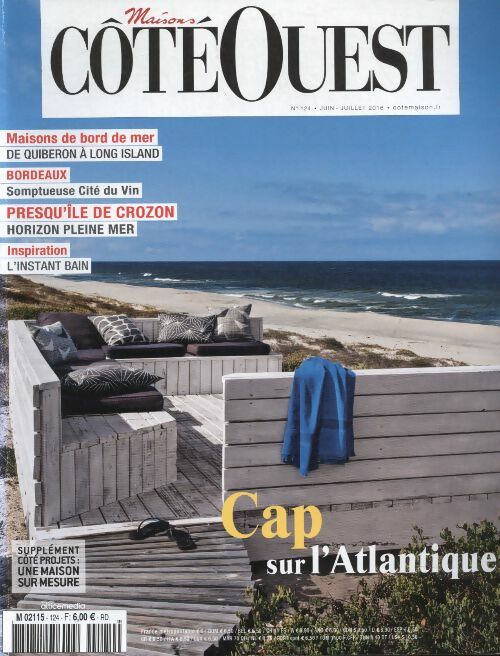 Livrenpoche : Maisons coté Ouest n°124 : Cap sur l'Atlantique - Collectif - Livre
