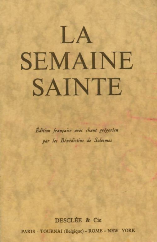 Livrenpoche : La semaine sainte - Collectif - Livre