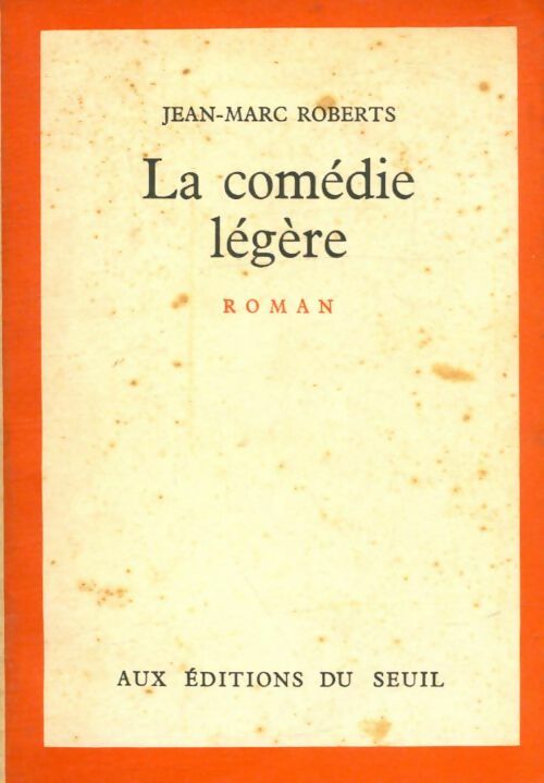 Livrenpoche : La comédie légère - Jean-Marc Roberts - Livre