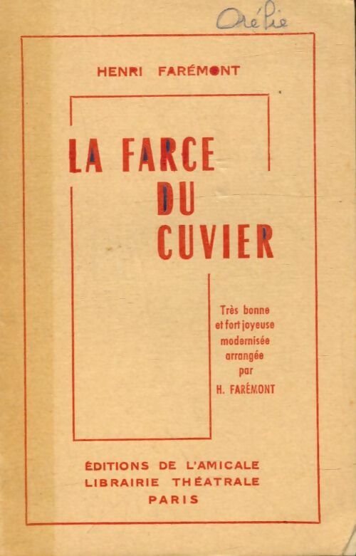 Livrenpoche : La farce du cuvier - Henri Farémont - Livre
