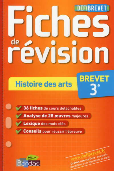 Livrenpoche : Histoire des arts brevet 3e - Collectif - Livre