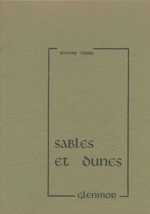 Livrenpoche : Sables et dunes - Glenmor - Livre