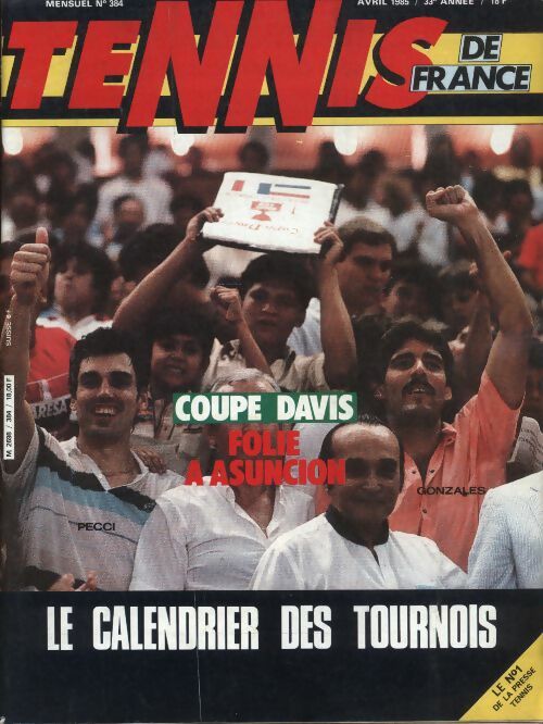 Livrenpoche : Tennis de France n°384 - Collectif - Livre