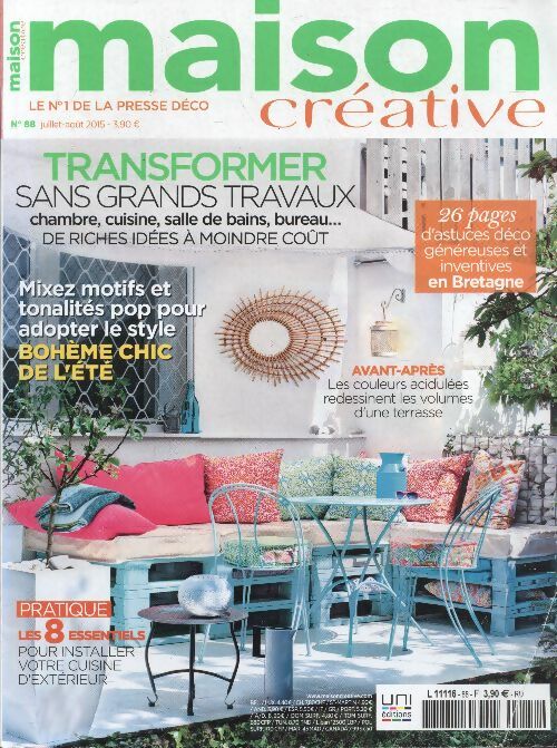 Livrenpoche : Maison créative n°88 : Transformer sans grands travaux - Collectif - Livre