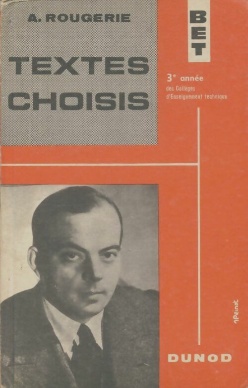 Livrenpoche : Textes choisis 3e - A. Rougerie - Livre