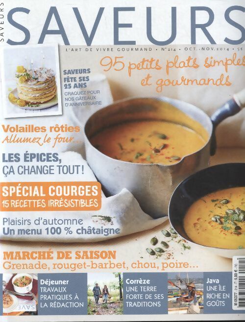 Livrenpoche : Saveurs n°214 : Spécial courges - Collectif - Livre