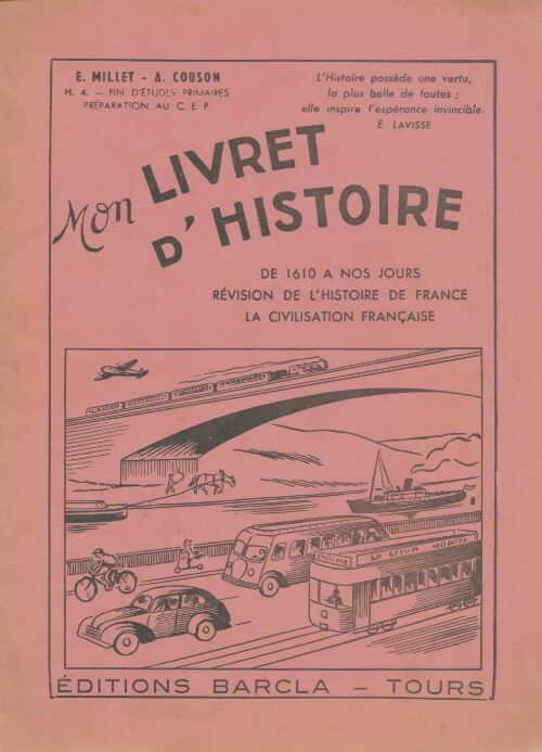Livrenpoche : Mon livret d'histoire - E Millet - Livre