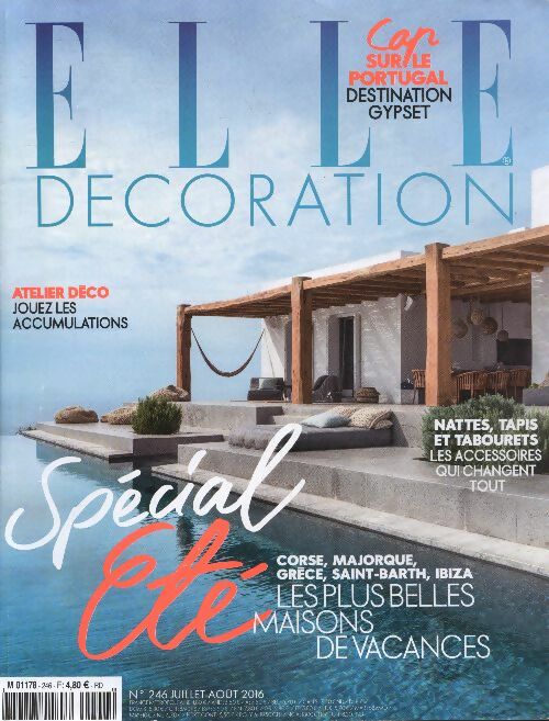 Livrenpoche : Elle décoration n°246 : Spécial été - Collectif - Livre