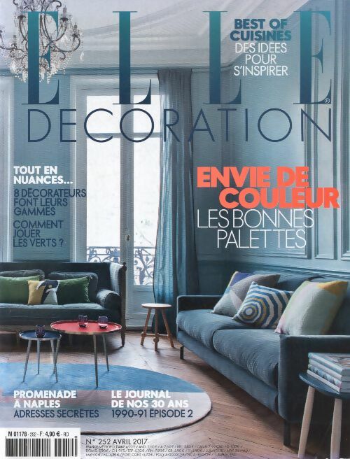 Livrenpoche : Elle décoration n°252 : Envie de couleur, les bonnes palettes - Collectif - Livre