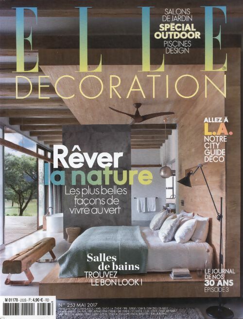 Livrenpoche : Elle décoration n°253 : Rêver la nature - Collectif - Livre