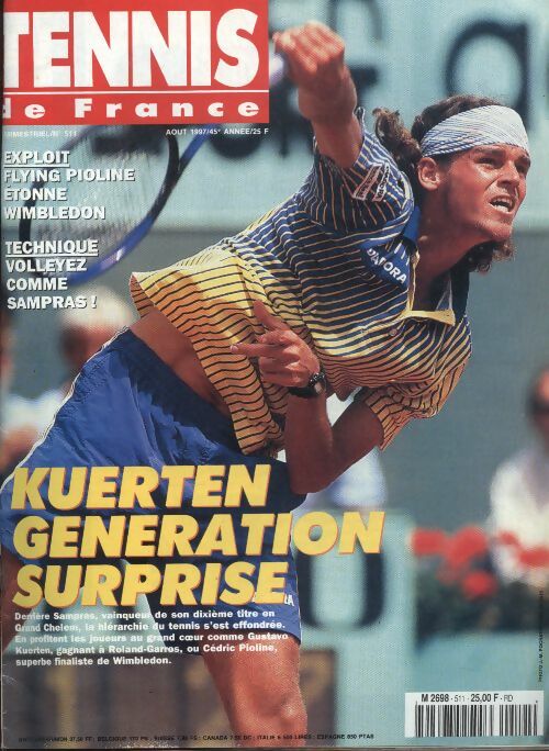 Livrenpoche : Tennis de France n°511 - Collectif - Livre
