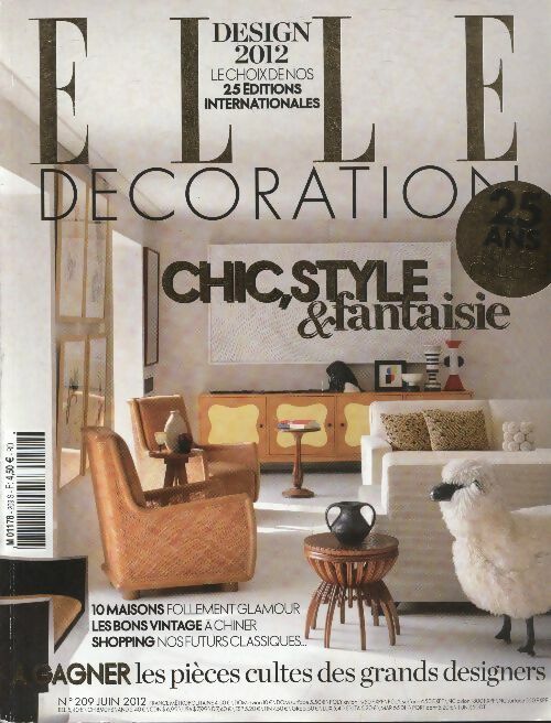 Livrenpoche : Elle décoration n°209 : Chic, style et fantaisie - Collectif - Livre