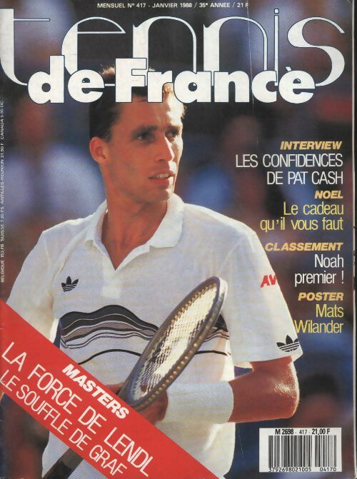 Livrenpoche : Tennis de France n°417 - Collectif - Livre