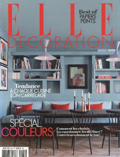 Livrenpoche : Elle décoration n°225 : Spécial couleurs - Collectif - Livre
