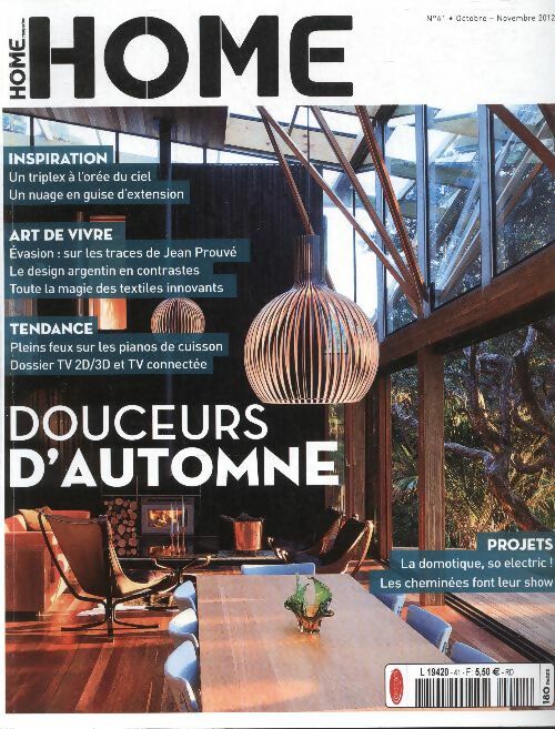 Home magazine n°41 : Douceurs d'automne - Collectif -  Home magazine - Livre