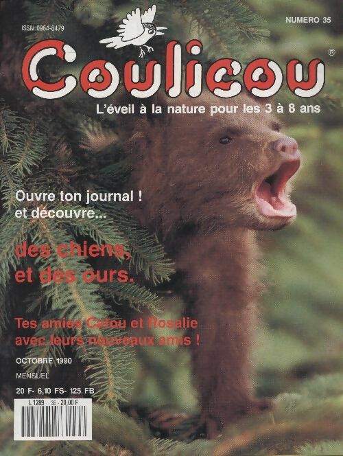 Livrenpoche : Coulicou n°35 : Des chiens et des ours - Collectif - Livre