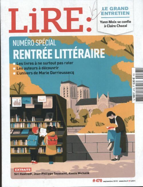 Livrenpoche : Revue Lire n°478 : Rentrée littéraire - Collectif - Livre