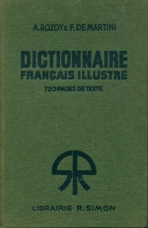 Livrenpoche : Dictionnaire français illustré - F. A.; De Martini - Livre