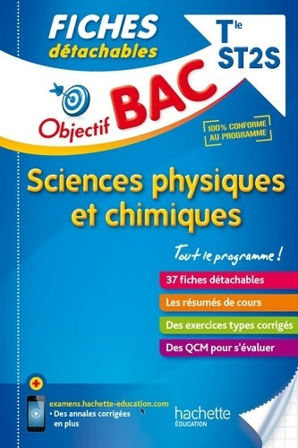 Livrenpoche : Sciences physiques et chimiques Terminales ST2S - Jean-Pierre Devalance - Livre