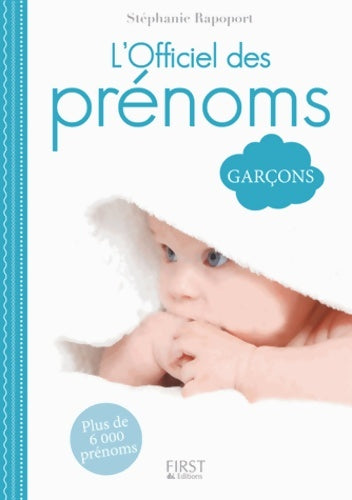 Livrenpoche : L'officiel des prénoms - garçons - Stéphanie Rapoport - Livre